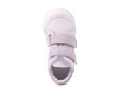 Sporty-2 Cırtcırtlı Beyaz Sneaker Unisex Hakiki Deri Çocuk Ayakkabısı
