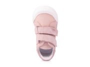 Sporty-2 Cırtcırtlı Pudra Sneaker Unisex Hakiki Deri Çocuk Ayakkabısı