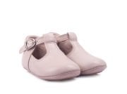 Little George Taş Rengi Tokalı Unisex Hakiki Deri İlk Adım Çocuk Ayakkabısı
