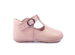 Little George Pudra Tokalı Unisex Hakiki Deri İlk Adım Çocuk Ayakkabısı