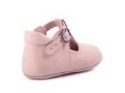 Little Heart Pudra Tokalı Unisex Hakiki Deri İlk Adım Çocuk Ayakkabısı