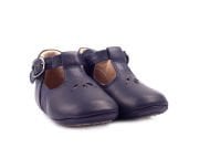 Little Bloom Lacivert Tokalı Unisex Hakiki Deri İlk Adım Çocuk Ayakkabısı