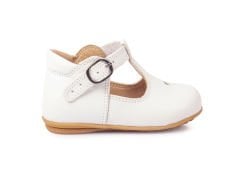 Little Heart Unisex Hakiki Deri Beyaz Çocuk Ayakkabısı