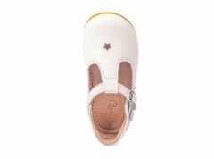 Little Star Unisex Hakiki Deri Beyaz Çocuk Ayakkabısı