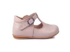 Little Star Unisex Hakiki Deri Taş Rengi Çocuk Ayakkabısı