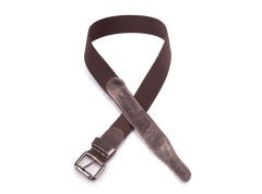 Bakır Rengi Unisex Lastikli Dana Derisi Kemer