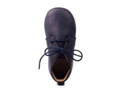 Little Boot Lacivert Bağcıklı Unisex Hakiki Deri İlk Adım Çocuk Ayakkabısı
