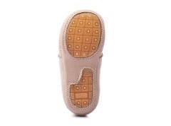 Little Boot Taş Rengi Bağcıklı Unisex Hakiki Deri İlk Adım Çocuk Ayakkabısı